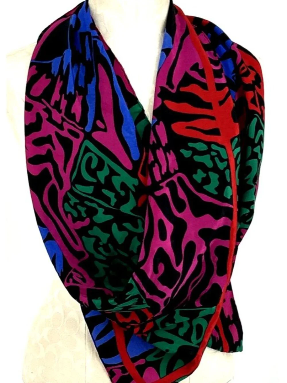 Scarf 100% Silk 34 x 33